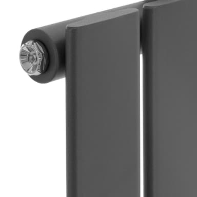 Stella design radiator Panelradiator Radiator 26x180cm antracit