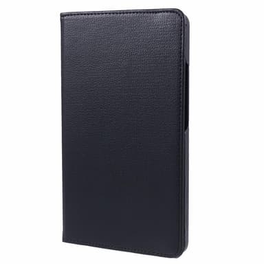 SKALO Samsung Tab A9 360 Litchi Fodral - Svart