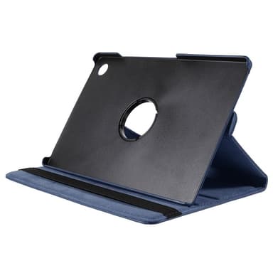 SKALO Samsung Tab A9+ 360 Litchi Fodral - Mörkblå