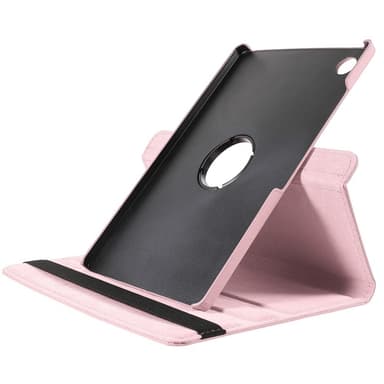 SKALO Samsung Tab A9+ 360 Litchi Fodral - Rosa