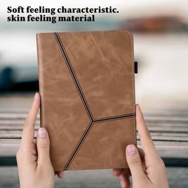 SKALO Samsung Tab A9+ PU-Läder Fodral - Brun
