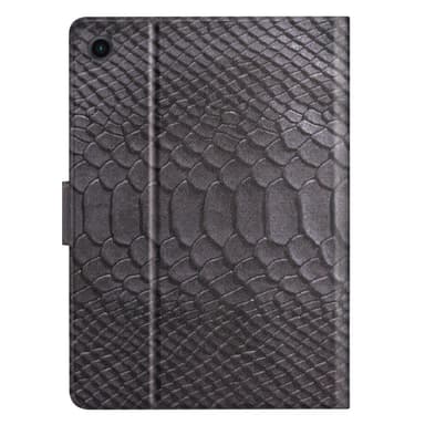 SKALO Samsung Tab A9 Krokodil PU-Läder Fodral - Svart