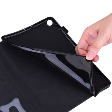 SKALO Samsung Tab A9+ PU-Läder Fodral - Svart