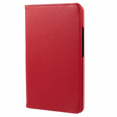 SKALO Samsung Tab A9 360 Litchi Fodral - Röd