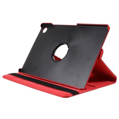 SKALO Samsung Tab A9+ 360 Litchi Fodral - Röd