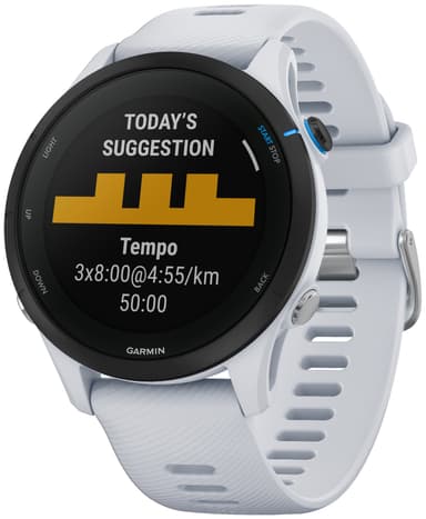Garmin Forerunner 255 Music Sportklocka (vit)