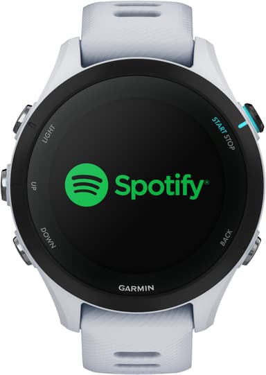 Garmin Forerunner 255S Music Sportklocka (vit)