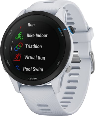 Garmin Forerunner 255 Music Sportklocka (vit)