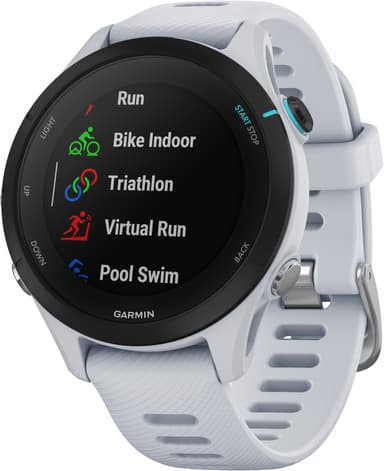 Garmin Forerunner 255S Music Sportklocka (vit)