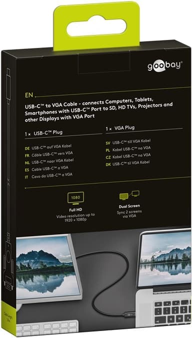 USB-C™ till VGA-adapterkabel