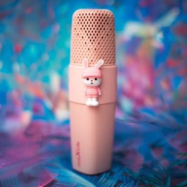 Maxlife Animal MXBM-500 - Bluetooth Karaoke-Mikrofon med högtalare, Rosa