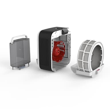 Boneco H700 hybrid luftfuktare och luftrenare med HEPA-filter
