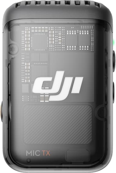 DJI Mic 2 trådlös mikrofonmottagare (svart)