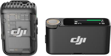 DJI Mic 2 trådlöst videomikrofonset (svart)