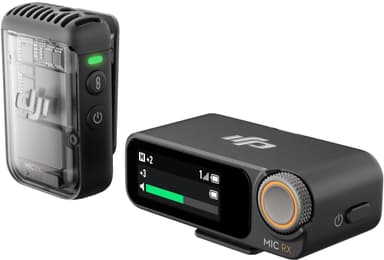 DJI Mic 2 trådlöst videomikrofonset (svart)