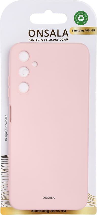 Onsala Samsung Galaxy A05s silikonfodral (rosa)