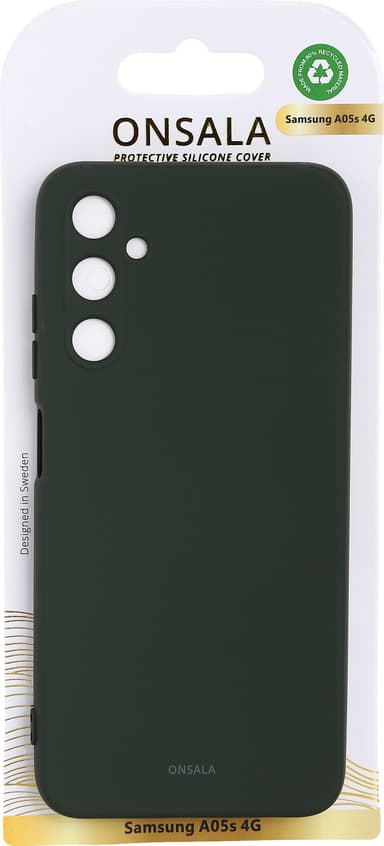Onsala Samsung Galaxy A05s silikonfodral (grön)