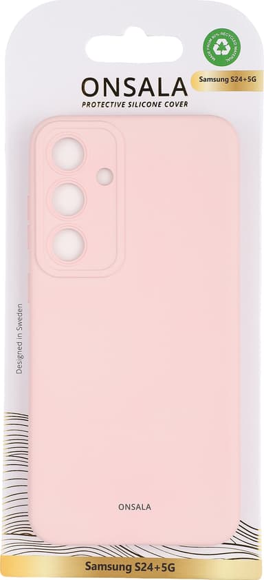 Onsala Samsung Galaxy S24 Plus silikonfodral (svart)