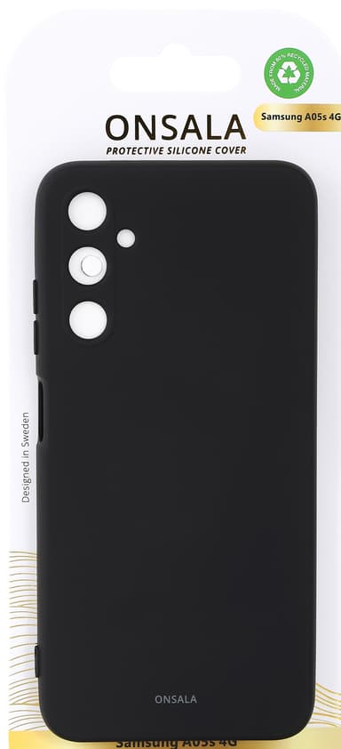 Onsala Samsung Galaxy A05s silikonfodral (svart)