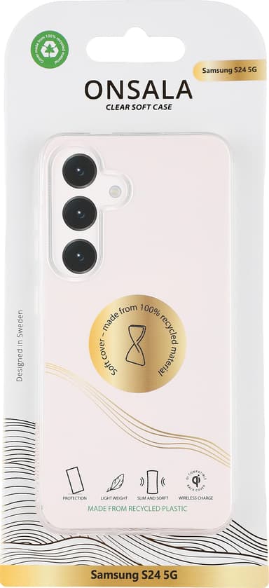 Onsala Samsung Galaxy S24 fodral (klart)