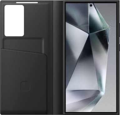 Samsung Galaxy S24 Ultra Smart View Plånboksfodral (svart)