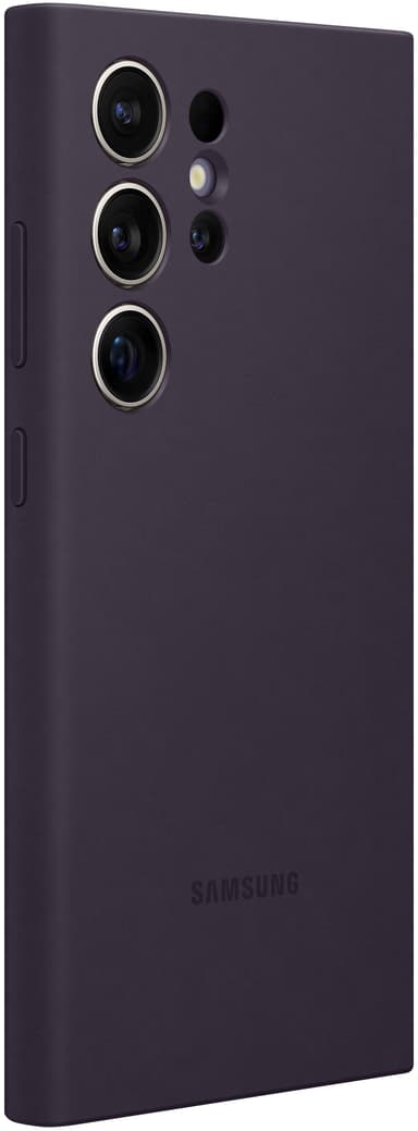 Samsung Galaxy S24 Ultra Silikonskal (mörklila)
