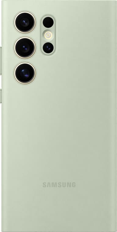 Samsung Galaxy S24 Ultra Smart View Plånboksfodral (grönt)