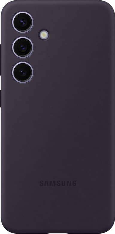 Samsung Galaxy S24 Silikonskal (mörklila)