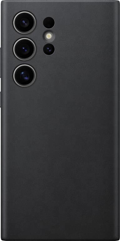 Samsung Galaxy S24 Ultra Vegan Leather fodral (svart)