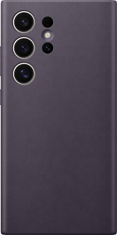 Samsung Galaxy S24 Ultra Vegan Leather fodral (lila)