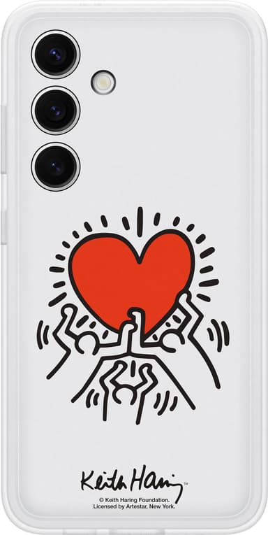 Samsung Galaxy S24 Flipsuit fodral (vitt)