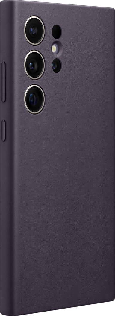 Samsung Galaxy S24 Ultra Vegan Leather fodral (lila)