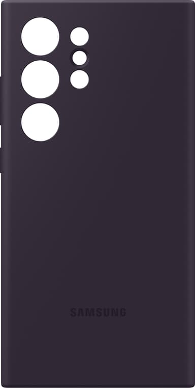 Samsung Galaxy S24 Ultra Silikonskal (mörklila)