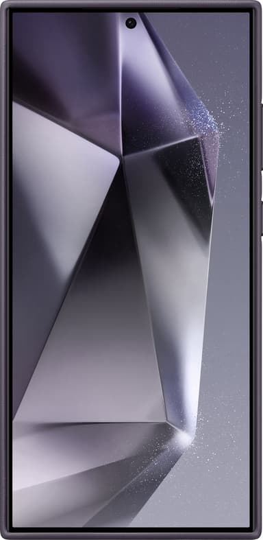 Samsung Galaxy S24 Ultra Vegan Leather fodral (lila)