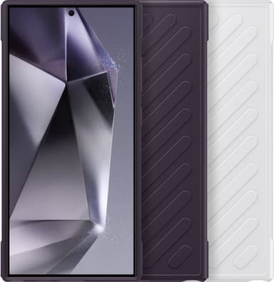 Samsung Galaxy S24 Ultra shield-fodral (grått)
