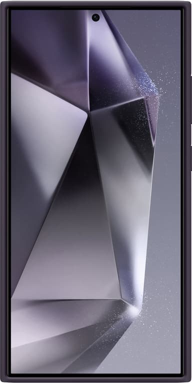 Samsung Galaxy S24 Ultra Silikonskal (mörklila)