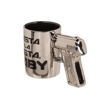 Mugg med pistolgrepp - Hasta la vista baby