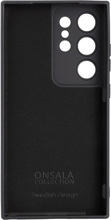 Onsala Samsung Galaxy S24 Ultra silikonfodral (svart)