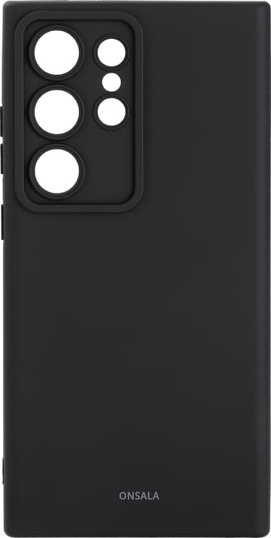 Onsala Samsung Galaxy S24 Ultra silikonfodral (svart)