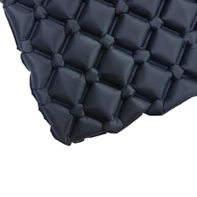 Liggunderlag uppblåsbart för camping TPU/nylon Svart