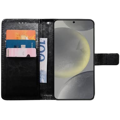 Plånboksfodral 3-kort Samsung Galaxy S24 - Svart