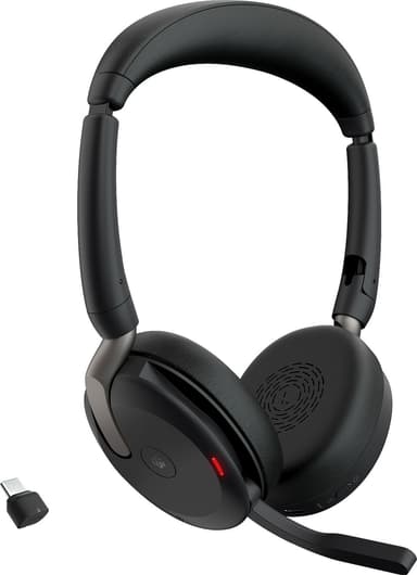 Jabra Evolve2 65 Flex USB-C hörlurar (MS Teams Edition)
