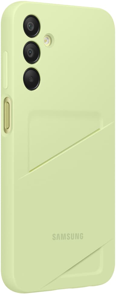 Samsung Galaxy A15 mobilskal med kortfack (grönt)