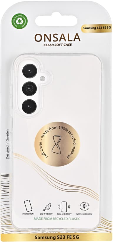 Onsala Samsung Galaxy S23 FE fodral (klart)