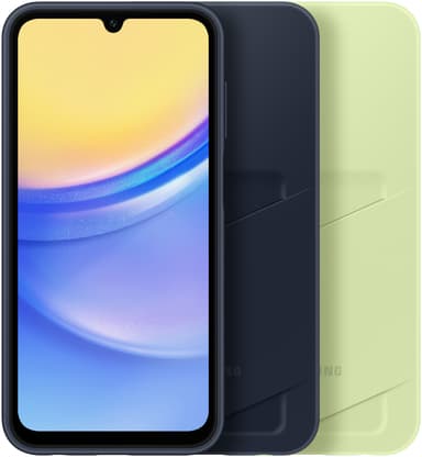 Samsung Galaxy A15 mobilskal med kortfack (svart)