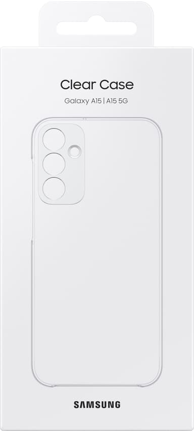 Samsung Galaxy A15 Clear mobilskal (genomskinligt)