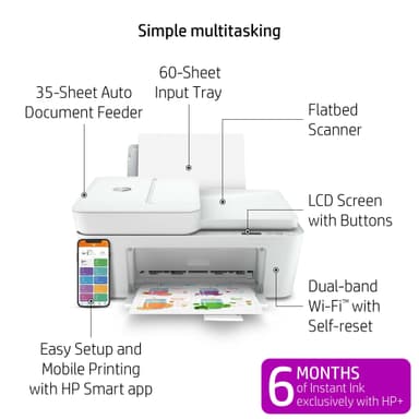 HP+ Deskjet 4110e AIO inkjet skrivare
