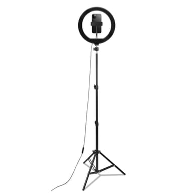 Celly ProClick 12” ringlampa med professionellt golvstativ