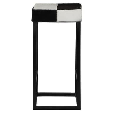 WOMO-DESIGN Barstol Sopron 35x75 cm Äkta läder och metall