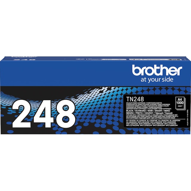 Brother TN248BK svart färgpatron